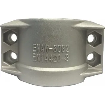 Držák na zahradní hadici CLAMPS DIN 2817 AL - na hadice 40 x 7 mm, vnější rozměr 53 - 56 mm, EN 14420-3