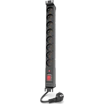 Přepěťová ochrana Acar Přepěťová ochrana Protector EMI/RFI Rack 19", 3m, 16A, černý