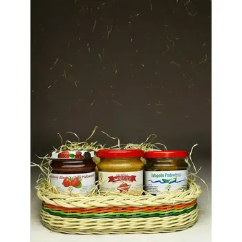 Dárkový potravinový koš Výchozí - Dárkový koš exklusivní chilli