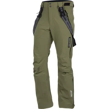 Pánské kalhoty Northfinder Pánské lyžařské prémiové kalhoty Dermizax™EV KREADY1, zelená, L