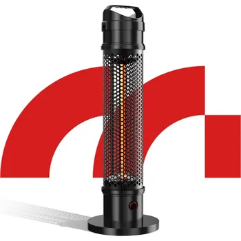 Přímotop InfraHeat 360° – infračervený ohřívač 1200 W z uhlíkových vláken, ochranou proti přehřátí a překlopení, IP44