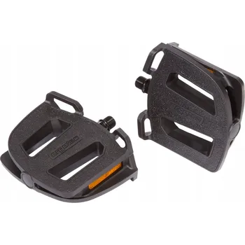 Pedál na kolo Platformové pedály Ergotec černé