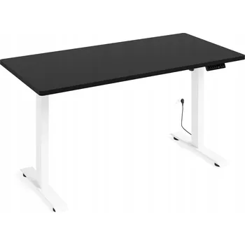 Psací stůl Obdélníkový psací stůl Homlando 140 x 70 x 75,5 cm bílý, černý