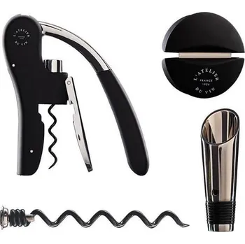 Sklenice Sada doplňků na víno L'Atelier du Vin - 4 ks v dárkovém balení