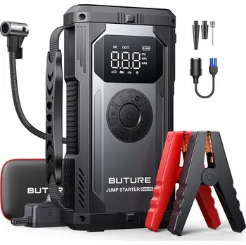 Startovací zdroj BUTURE Nouzové spouštění, startovací baterie, přenosný 150PSI 2500A