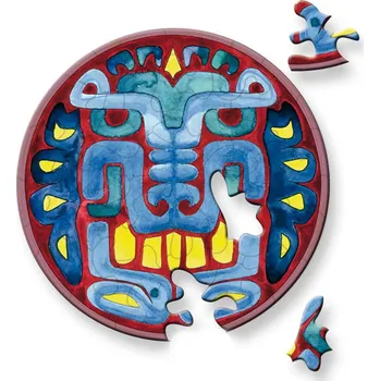 Puzzle Kulaté puzzle CURIOSI Picoli – maska, 33 dílků