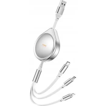 Datový kabel Sada kabelů USB - USB typ C / microUSB / Lightning Remax