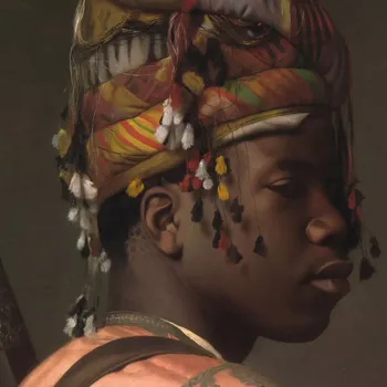 Puzzle Čtvercové puzzle CURIOSI Q Art: Černý bašibozuk, 66 dílků