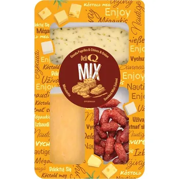 Deli Q Mix Gouda, mimolette a mini salami