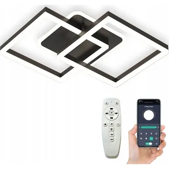 Stropní svítidlo LED S DÁLKOVÝM OVLÁDÁNÍM - STMÍVATELNÉ, ČTVERCOVÉ, BÍLÉ - POŠKOZENÉ