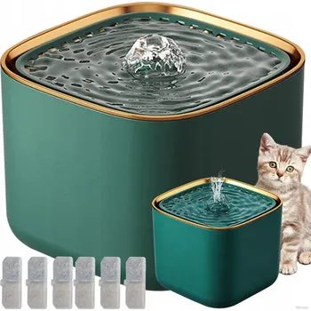 Miska pro psa AUTOMATICKÉ PÍTKO PRO KOČKY PSY FONTÁNA NA VODU TICHÉ PÍTKO MISKA+FILTR