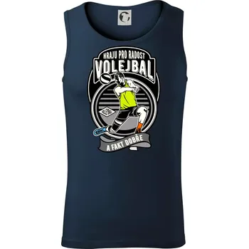 Hraju pro radost volejbal a fakt dobře - Tílko pánské Core - 2XL ( Námořní modrá (velmi tmavá - téměř černá) )