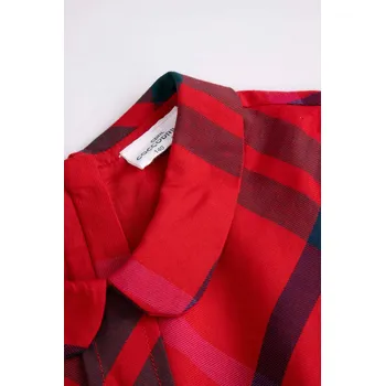 Dívčí šaty Coccodrillo Šaty pro dívky Společenské Červené Vánoční 152