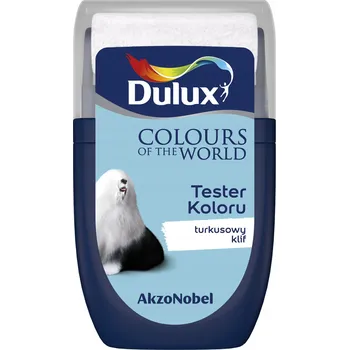 barva na zeď Barva barva Dulux 0,03 l, tyrkysový matný útes