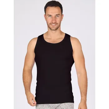 Pánské tílko Pánské spodní tílko EVONA ERNEX černé vel.L,XL