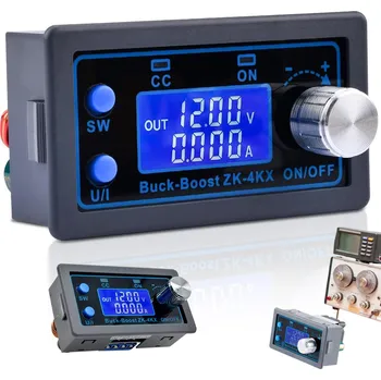 Měnič napětí MĚNIČ NAPĚTÍ DC BUCK BOOST NAPÁJECÍ ZDROJ SE STABILIZOVANÝM VÝSTUPEM A LCD DISPLEJEM, VSTUP 5-30V