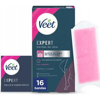 Depilační pásky na tělo Veet Expert (16 ks)