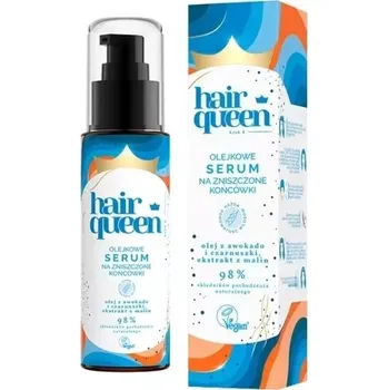 Vlasová regenerace Hair Queen 80 ml olejové sérum na poškozené konečky vlasů