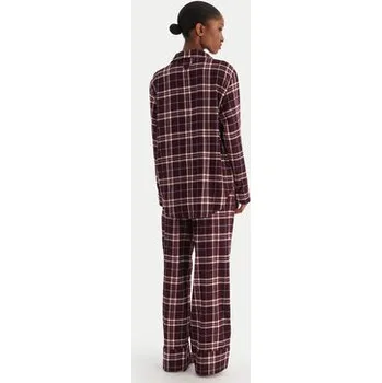 Pánské pyžamo Tommy Hilfiger Pyžamo UW0UW06158 Bordó Regular Fit S