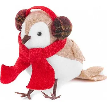 Dekorace MagicHome ptáček, 12cm