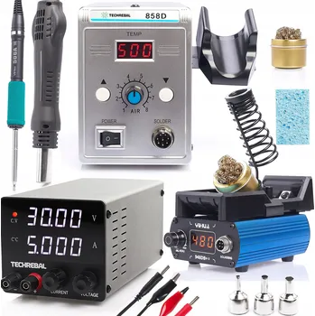 IP kamera Pájecí stanice 2v1 (horkovzdušná a hrotová) Techrebal 700 W