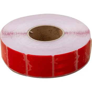 Konturovací páska červená čtverce - role 45 m