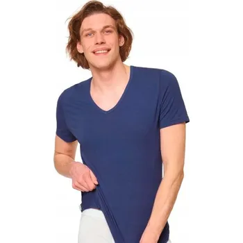 Pánské tričko Tričko pánské tričko SLOGGI MEN Go Shirt V Neck Slim Fit M