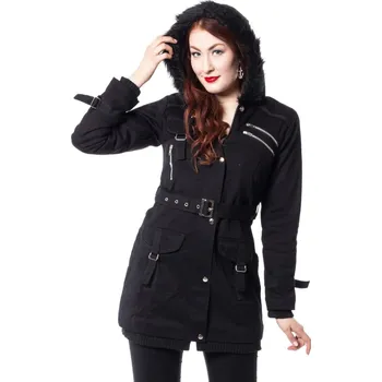 Dámský kabát kabát dámský POIZEN INDUSTRIES - Rize - Black