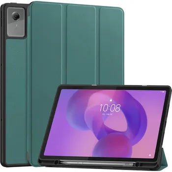 Pouzdro na tablet VSECHNONAMOBIL 126987 LEATHER Zaklápěcí kryt pro Lenovo Idea Tab Plus / Tab K12 zelený