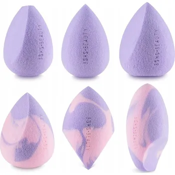 Houbička na make-up Houbička na make-up Boho Beauty, fialové odstíny