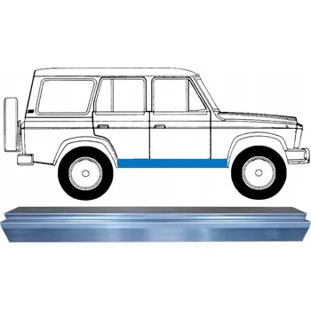 Prah karosérie Opravný plech prahu pro Aro 24 1972-2006 / Levý = Pravý (symetrický)