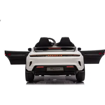Dětské elektrovozidlo Dětské elektrické auto PORSCHE Taycan Turbo S – bílé