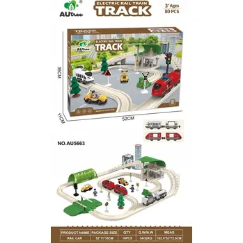 Vláček a vláčkodráha Vláčkodráha Město se světly a zvuky, 80 dílů