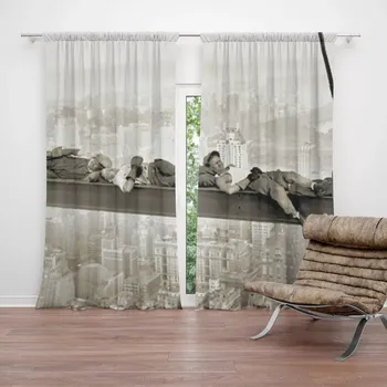 Závěs Sablio Závěs Ležící zedníci na traverze: 2ks 140x250cm