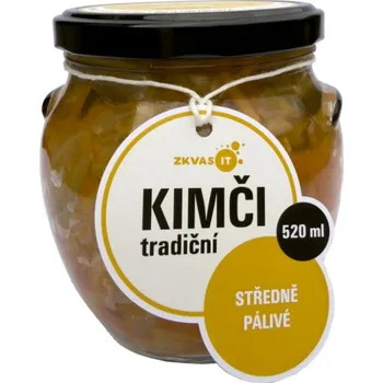 konzervovaná zelenina ZKVAS.IT Kimči tradiční středně pálivé 520ml