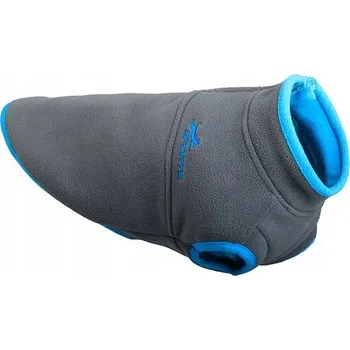 Obleček pro psa Mikina vesta oblečení pro psa fleecový svetr teplá šedá velikost XL