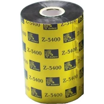 Tiskárna štítků Zebra páska 3400 wax/resin. šířka 110mm. délka 450