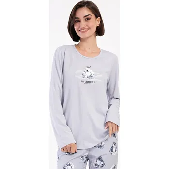 Dámské noční prádlo Něžné dámské pyžamo Polar Bear – Vienetta, šedá L i232_9883_55455957:šedá L