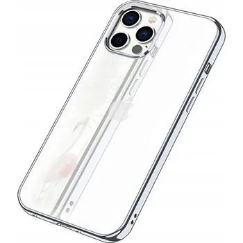 Pouzdro na mobilní telefon Zadní Kryt Pskom pro Apple iPhone 15 Pro Max stříbrný