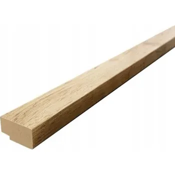 Obklad Tenká ukončovací lamela dub wotan černá bílá lancelot craft 12x28x2750 mm