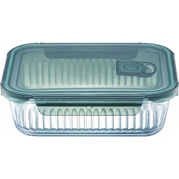 Dóza na potraviny Skleněná obdélníková dóza Ambition Rillet 370 ml