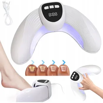 UV Lampa na nehty 470NM MODRÁ 930NM INFRAČERVENÁ 700MAH PŘENOSNÁ