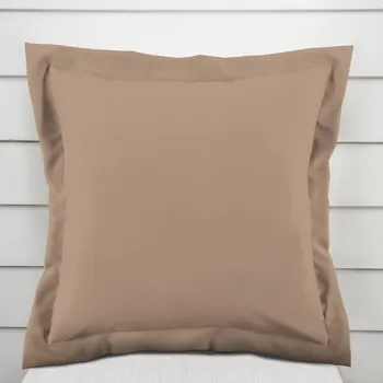 Povlak na polštářek Bavlněný povlak na polštář s lemem Moni MO-072 Pudrově béžový 50 x 60 cm