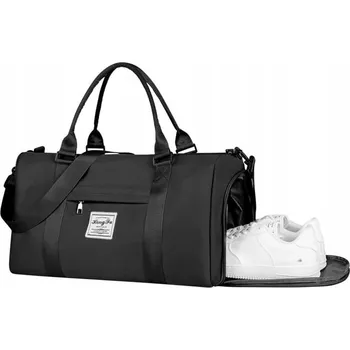 Cestovní taška Skládací cestovní taška, sportovní, 27L - Velká kapacita, tréninková, černá