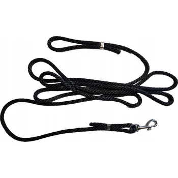 Vodítko pro psa Treningové vodítko 3m/8mm červené sešitá smyčka