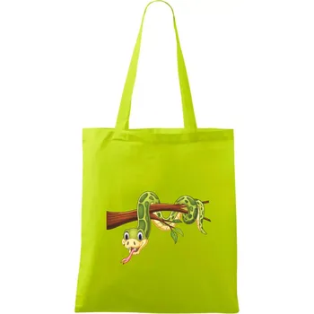 Had na větvi - Taška bavlněná - 42 x 38 cm ( Limetková )
