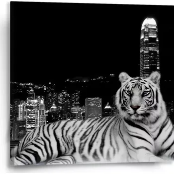 Obraz Sablio Obraz Městský tygr - 50x50 cm