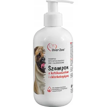 Kosmetika pro psa Over Zoo Šampon pro psy s ketokonazolem a chlorhexidinem 250 ml