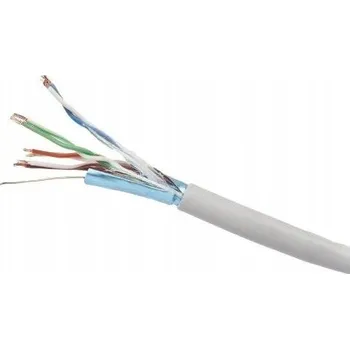 Síťový kabel Síťový kabel GEMBIRD FPC-5004E-SO (F/FTP, 305 m, kat. 5e, šedá barva)