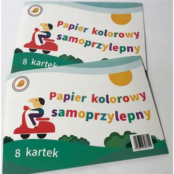 Barevný papír Arko-Papier Barevný Samolepicí Papír na Vystřihovánky, 8 Barev, Formát A5